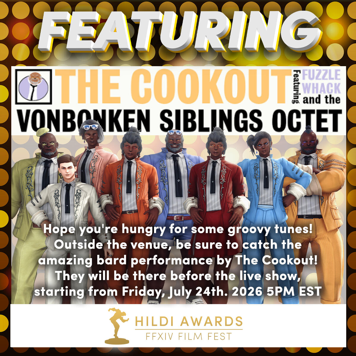 The Cookout at the Hildi Awards Flyer The Cookout at the Hildi Awards Flyer