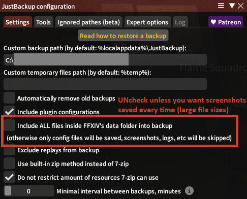 JustBackup